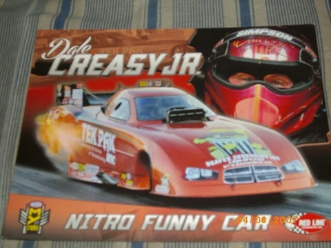 2016 DALE CREASY JR. TEK PAK NITRO FUNNY CAR NHRA POSTCARD Cover