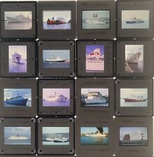 Original 35mm Slides Ships / Ferries Nautical Collection X 16 Date 1980’s Lot 47