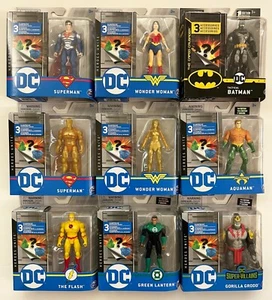 DC HEROES UNITE Superman W Woman Batman Aquaman Flash G Lantern Gorila Grodd MIP - Picture 1 of 10