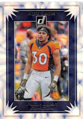 2019 Donruss The Elite Series #16 Phillip Lindsay Denver Broncos - Image 1 of 2