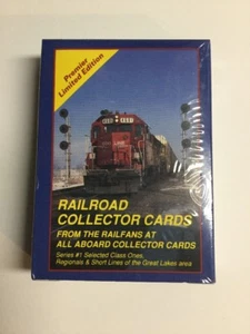 1991 Premier Limited Edition Railroad Collector Cards Deck Series #1 w/ Serial # - Picture 1 of 2