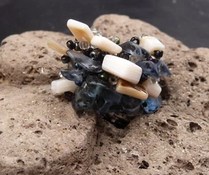 Bague Oriane avec chips de pierres naturelles - Imagen 1 de 1
