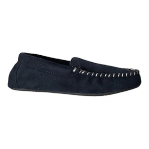 Polo Ralph Lauren Suede Moccasin Slippers Navy| Mens Size 8 | Everyday Comfort - Picture 1 of 7