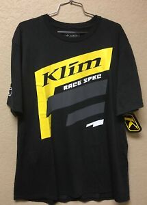Klim Race Spec Mens Short Sleeve Tee T Shirt Black 2XL XXL 3740-000-160-500