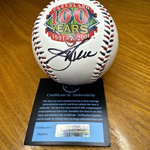 Jim Thome HOF signed 100 Yr Commemorative Cleveland Indians baseball RARE FIND - Picture 1 of 7
