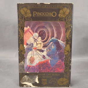 Faerie Tale Theatre Pinocchio Big Book Box (1984) VHS Movie Tape; Paul Reubens - Picture 1 of 11