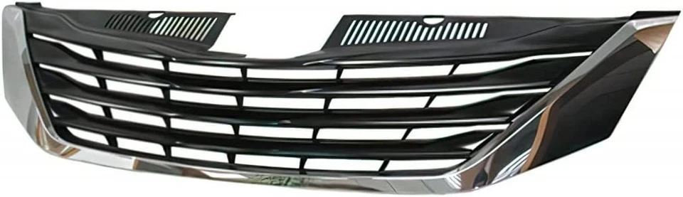 Parrilla delantera negra y cromada para furgoneta Toyota Sienna LE 11-13 Foto 1 de 1