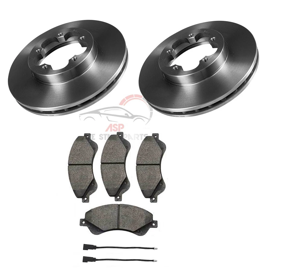 FOR FORD TRANSIT MK7 2.2 FWD FRONT BRAKE DISCS AND PADS 06 TO 14 PREMIUM QUALITY - Image 1 of 1