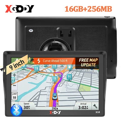 9 Zoll GPS Navi Navigation Navigationsgerät für Auto LKW PKW 16GB EU Karte 2024 - Bild 1 von 4