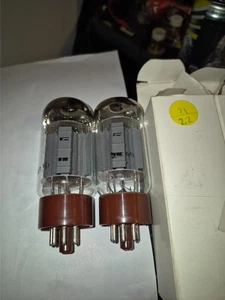 2 tubi Syvetlana Winged C 6L6GC / 6L6 eccellenti forti nuovi abbinati #1199 - Foto 1 di 1