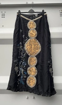 VOYAGE INVEST-IN-THE-ORIGINAL Skirt rayon with wool pattern L - Image 1 of 4