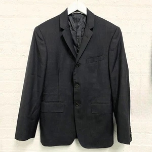 THOM BROWNE HANDMADE Dark Gray Wool Roll 3-Button Blazer Jacket size 1 - Picture 1 of 12