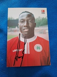 Abdou Nassirou Ouro Akpo rojo blanco Oberhausen jugador nacional Togo - Imagen 1 de 2