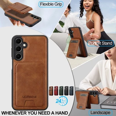 Magsafe Leather Case Removable Wallet Cover for Google Pixel 10 Pro Xl 9A 8A 7A - Image 1 of 4