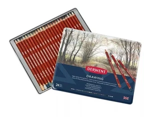 Derwent DISEGNO Artisti Professionali Matite Tin Set di 24 colori - Foto 1 di 4