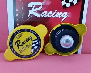 SANKEI Racing Radiator Cap 18LBS 1.3 Bar Yellow Color MADE IN JAPAN - Foto 1 di 4