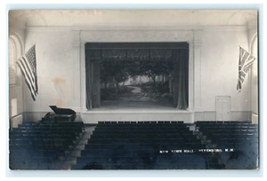 Neues Rathaus Peterboro NH RPPC Innenansicht - Bild 1 von 2