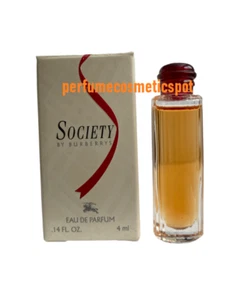 BURBERRYS SOCIETY MINIATURE MINI FOR WOMEN .14 OZ / 4 ML EAU DE PARFUM SPLASH - Picture 1 of 1