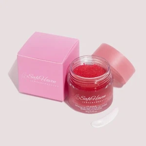 Organic Vegan Sugar Pink Lip Scrub Lightening Cream Exfoliating Moisturizer Lip - Picture 1 of 4