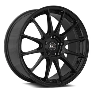 19x8.5 MRR GF6 5x114.3 +35 Black Wheels (Set of 4) - Picture 1 of 3