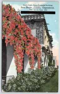 1915 SAN DIEGO PANAMA KALIFORNIEN AUSSTELLUNG HAUSWIRTSCHAFT GEBÄUDE POSTKARTE - Bild 1 von 2