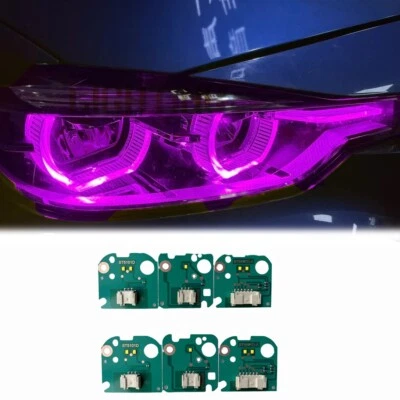 Purple Angel Eyes DRL LED Chip For 2018 BMW 330i 340i 320i F30 F31 LED Headlamp - Image 1 of 4