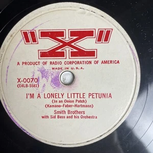 10" 78 RPM-Smith Brothers-In a Little Spanish Town/I'm a Lonely Little Petunia - Picture 1 of 4