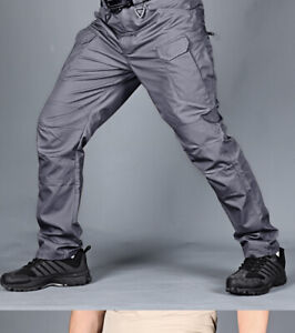 Men's Work CargoPants Tactical Combat Pants Outdoor Hiking Waterproof Trousers