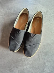 Pantolette, Toms, Gr. 42 W10, black washed - Bild 1 von 4