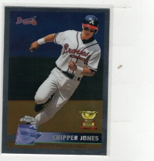 2017 Chipper Jones Topps Chrome Update Rookie Cup Reprint #TARC-8 (E840) - Image 1 of 1