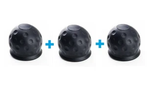 3x SCHUTZKAPPE ANHÄNGEKUPPLUNG Schmutz KAPPE SCHWARZ BALL AHK Kappe Abdeckkappe - Imagen 1 de 6