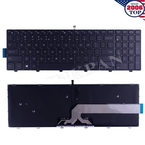 Teclado retroiluminado de EE. UU. para Dell Inspiron 15 3541 3542 3551 3552 3553 3558 3559 3593 - Imagen 1 de 3
