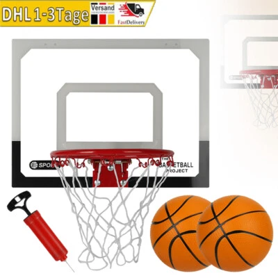 Mini Basketballkorb Basketball Set Zimmer für Tür Wand Outdoor Kinder Geschenk - Bild 1 von 4