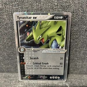 Tyranitar ex 17/17 Pop Series 1 2004 Holo Rare Pokémon Card - Picture 1 of 9