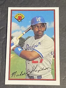 1988 BOWMAN #348 MIKE SHARPERSON DODGERS BASEBALL CARD - Picture 1 of 2