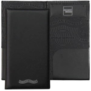 NEW~ AMEX or DISCOVER Double Panel Check Presenter/ Restaurant Bill/ Server Book - Picture 1 of 32