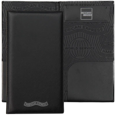 NEW~ AMEX or DISCOVER Double Panel Check Presenter/ Restaurant Bill/ Server Book - Image 1 of 4