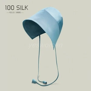 100%Silk Outdoor Sun Hat Wide Brim UV Sun Protection Hat Fishing Hiking Hat 22MM - Picture 1 of 15