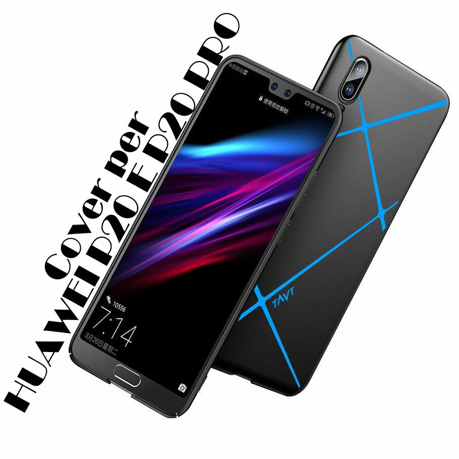 Cover custodia case PER HUAWEI P20, P20 pro Rigido VARI COLORI COPERTURA Bordo  - Immagine 1 di 4