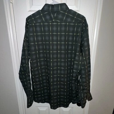 Camisa Nyne Para Hombres XL Botón Abajo Manga Larga Años 50 Singles Up Business X-Grande Foto 1 de 4