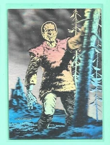 Bernie Wrightson Master of the Macabre Promo Hologram Card Frankenstein FPG 1993 - Picture 1 of 2