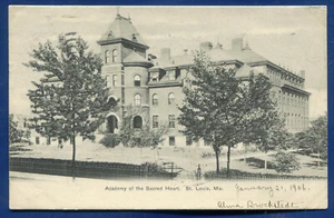 St Louis Missouri Academy of the Sacred Heart old postcard - Picture 1 of 2