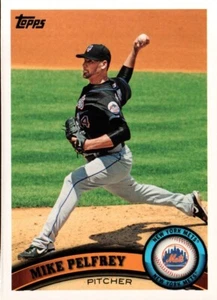 2011 Topps Baseball #542 - Mike Pelfrey - New York Mets (3297) - Foto 1 di 2