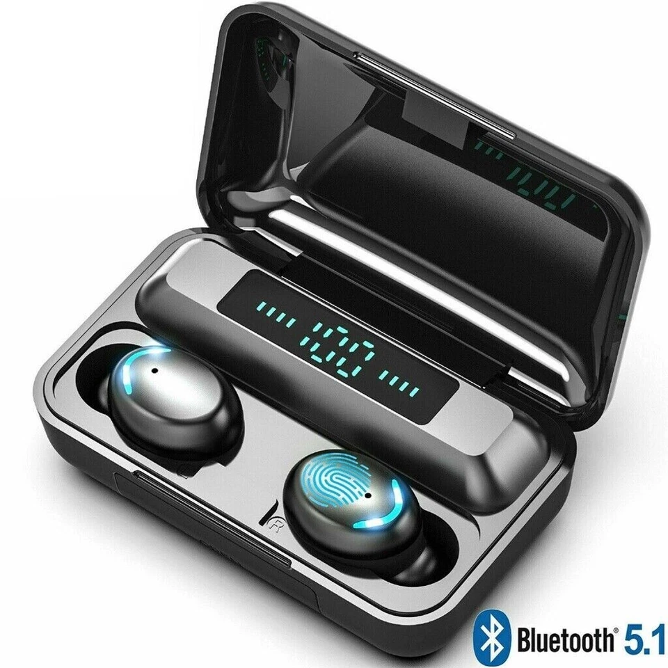 Wireless Earbuds for iPhone Samsung Android Bluetooth Headphones ipx7 Waterproof - Image 1 of 4