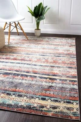 CASCADE SALE Gold Modern floor Rug Large Floor Mat Carpet *FREE DELIVERY* - image 1 of 4