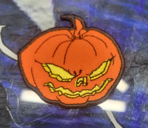 EMBROIDERED HELLOWEEN JACK-O-LANTERN PATCH (Please Read Ad) - Picture 1 of 4