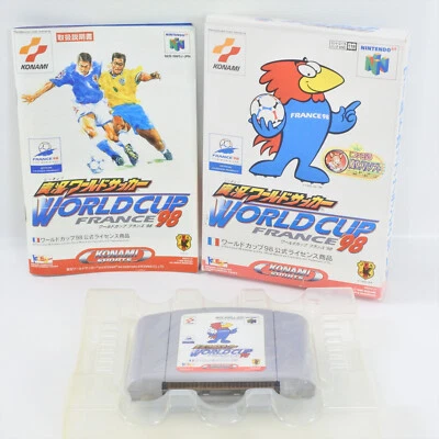 Jikkyo World Soccer WORLD CUP FRANCE 98 Nintendo 64 2196 n6 - Image 1 of 4