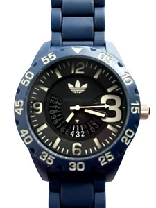 Adidas ADH3141 Blue Watch 10 ATM Water-Resistant Silicone Strap - Picture 1 of 8