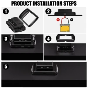 Panel de coche USB 12V montaje en pared doble puerto USB/USB C coche carga rápida - Imagen 1 de 11