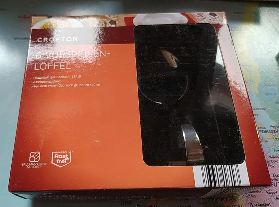 6 VORSPEISEN LÖFFEL by CROFTON neu & ovp - Bild 1 von 1